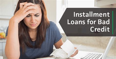 Bad Credit Business Installment Loans